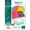 EXACOMPTA Chemises ROCK's, 210 g/m2, assorti