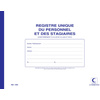 ELVE Registre unique du personnel & des stagiaires, 52 pages