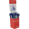 CARAN D'ACHE Stylo à bille rétractable Eco, bleu, présentoir