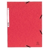 EXACOMPTA Chemise à élastique, A4, carton, rouge