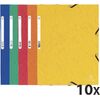 EXACOMPTA Chemise à élastique, en carton, 355 g/m2, assorti - 55300E