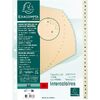 EXACOMPTA Intercalaires carte peau, A-Z, A4, 26 touches