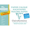 Clairefontaine Papier calque, A4, 70 g/m2, pack promo