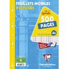 Clairefontaine Feuillets mobiles perforés, A4, séyès