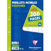 Clairefontaine Feuillets mobiles perforés, A4, quadrillé 5x5