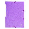 EXACOMPTA Chemise à élastiques Maxi Capacity, A4, violet - 55043