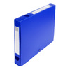EXACOMPTA Boîte d'archives à pression, PP, 40 mm, bleu