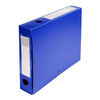EXACOMPTA Boîte d'archives à pression, PP, 60 mm, bleu