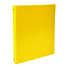 EXACOMPTA Classeur rembordé PP, A4, 4 anneaux, jaune