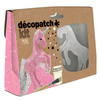 décopatch Kit papier mâché 'Licorne', 5 pièces