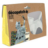 décopatch Kit papier mâché 'Chat', 5 pièces