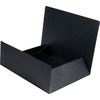 EXACOMPTA Chemise simple 3 rabats, A4, carton, noir