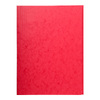 EXACOMPTA Chemise simple 3 rabats, A4, carton, rouge