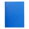EXACOMPTA Chemise simple 3 rabats, A4, carton, bleu