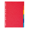 EXACOMPTA Intercalaires en carton, A4, 6 touches - 56722