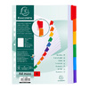 EXACOMPTA Intercalaires en carton, A4 Maxi, 6 touches
