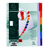EXACOMPTA Intercalaires en carton, A4 Maxi, 6 touches
