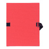 EXACOMPTA Chemise à dos extensible, A4, carton, rouge - 52414