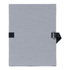 EXACOMPTA Chemise à dos extensible, A4, carton, gris - 52408