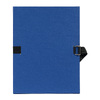 EXACOMPTA Chemise à dos extensible, A4, carton, bleu marine - 52406