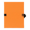 EXACOMPTA Chemise à dos extensible, A4, carton, orange - 52413