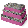 Clairefontaine Set de boîtes cadeau 'Léopard', 3 pièces