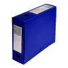 EXACOMPTA Boîte d'archives à pression, PP, 80 mm, bleu