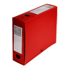 EXACOMPTA Boîte d'archives à pression, PP, 80 mm, rouge