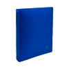 EXACOMPTA Classeur semi-rigide, PP, A4 Maxi, 4 anneaux, bleu - 56716