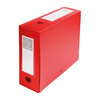 EXACOMPTA Boîte d'archives à pression, PP, 100 m, rouge