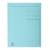EXACOMPTA Chemise 3 rabats imprimée Forever, A4, bleu pastel