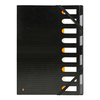 EXACOMPTA Trieur EXACTIVE, PP, 9 compartiments, noir