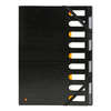 EXACOMPTA Trieur EXACTIVE, PP, 9 compartiments, noir