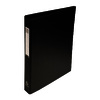 EXACOMPTA Classeur à anneaux, PP, 4 anneaux, A4, noir