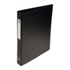 EXACOMPTA Classeur à anneaux, PP, 4 anneaux, A4, noir