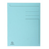 EXACOMPTA Chemise 3 rabats imprimée Forever, A4, bleu pastel