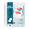 EXACOMPTA Pochette perforée, A4, PP, grainé, transparent