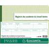 EXACOMPTA Registre des accidents du travail