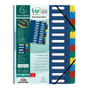 EXACOMPTA Trieur Harmonika, A4, 24 compartiments, bleu - 56605