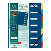 EXACOMPTA Trieur Harmonika, A4, 7 compartiments, bleu - 55821