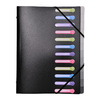 EXACOMPTA Trieur, A4, PP, 12 compartiments, noir