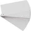 EXACOMPTA Fiches intercalaires, 105 x 240 mm, blanc