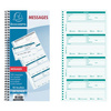 EXACOMPTA Carnet de messages téléphone, spiralé - 21082