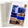 EXACOMPTA Pochette perforée, A4, PVC, lisse, transparent