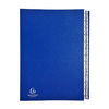 EXACOMPTA Trieur Ordonator, A4, A-Z, 26 compartiments, bleu