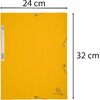 EXACOMPTA Chemise à élastiques, A4, carton, jaune