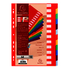 EXACOMPTA Intercalaires en plastique, uni, A4, 12 touches