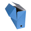 EXACOMPTA Boîte transfert papier toilé, A4, bleu clair