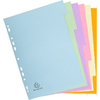 EXACOMPTA Intercalaires en carton, A4, 6 touches - 56726