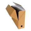 EXACOMPTA Boîte transfert papier toilé, A4, havane